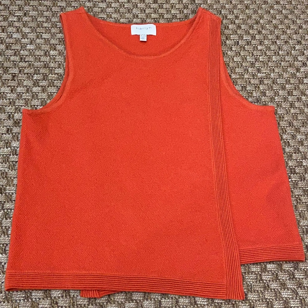 ANTHROPOLOGIE HARLYN size small orange top